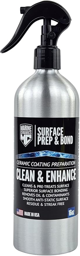 Professional Metal & Chrome Ceramic Coating (150ml Bundle) / 18 Month Protection from Rust, Scratches, Water Spots / 2x Thicker, Easy Application for Railings, Anchors and more