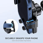 GUWEZ Phone Holder Car Mount for iPhone[Powerful Suction]Phone Mount for Car Dashboard Windshield Air Vent Universal Accessories[Thick Cases Friendly]Automobile Cell Phone Holder Fit iPhone Smartphone