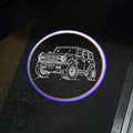 2Packs Car Door Lights Car Door Shadow Lights Projector Welcome Courtesy Lights fit for Ford Bronco Accessories -Universal