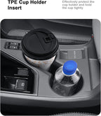 Center Console Organizer Set For 2024-2026 Subaru Crosstrek/Hybrid - 4 Pcs Double-Layer Armrest Box Organizer + Hanging Organizer + Cup Holder + Wireless Charging Area Mat For Crosstrek Accessories