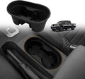 Muslogy Center Console Cup Holder Insert Compatible with 2005-2021 Nissan Frontier Accessories Middle Console Armrest Front Drink Holder Organizer Non-Slip Silicone Drink Stopper
