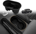 Muslogy Center Console Cup Holder Insert Compatible with 2005-2021 Nissan Frontier Accessories Middle Console Armrest Front Drink Holder Organizer Non-Slip Silicone Drink Stopper