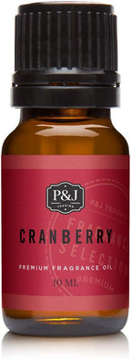 P&J Trading Fragrance Oil for Diffusers for Home - Cranberry 10ml Fragrance Scents for Candle Making - Soap Making Supplies & Car Diffuser Scents