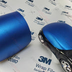 3M Car Wrap Roll 2080 Matte Blue Metallic | M227 | (5ft x 50ft (250 Sq/ft)) | Automotive Vinyl Wrap for Cars - Car Interior Wrap & Exterior | w/Free Instawraps Pro Glove
