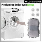 XGloss Motor™ Premium Dual-Action Wash Sponge – Scratch-Free Car Wash Sponge with Soft Foam Side & Bug Removal Scrub Backing