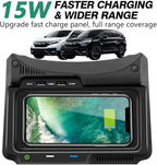 Wireless Car Charger for Honda CR-V/CRV Hybrid 2017 2018 2019, 15W Qi Fast Charging Phone Charger Pad for iPhone Galaxy, Center Console Accessory for 5th Gen CRV, Gift for Honda CR-V Owners