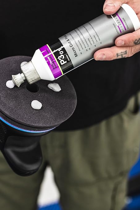 Koch-Chemie Micro Cut & Finish Polishing Compound with Carnauba Wax - Permanent Removal of Holograms, Fine Scratches & Sanding Marks; Long Term Sealing; Non-Fugitive Silicones (250 milliliters)