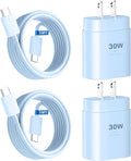 Phone 17 16 15 Charger Fast Charging,30W USB C Phone 17 16 15 Pro Max Charger Block &10FT Long Type C Cable Cord for i.Phone 17/Air/17 Pro/17 Pro Max/16/16 Plus/16 Pro/16 Pro Max/15/15 Pro Max,Blue