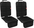 MORROLS Car Seat Protector, 2 Pack Carseat Protector with Thick Padding, Baby/Pets for Child Car Seat-Mesh Pockets-Waterproof-Universal Size(Black)