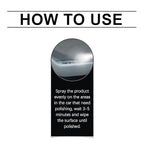 Polishing Cleaner for Car Interior Detailing,100ml Interior Protectant Car Detailing Spray,Waterless Spray Wax,Polishing Cleaner Detailer Spray,for Rubber,Leather (1PC)
