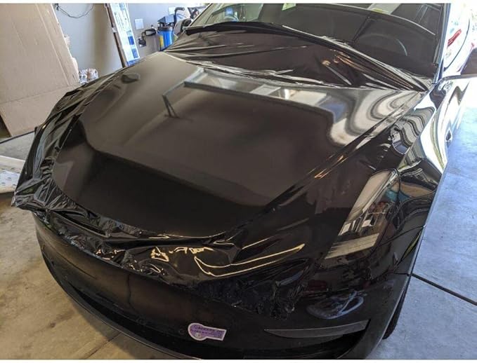 3M Car Wrap Roll 2080 Gloss Ember Black | GP282 | (5ft x 2ft (10 Sq/ft)) | Automotive Vinyl Wrap for Cars - Car Interior Wrap & Exterior | w/Free Instawraps Pro Glove