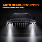 Promata 12V Automatic Headlights Sensor Kit - Auto On/Off & Smart Light Sensing, Universal Car Auto Sensor Control System