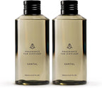AromaPlan Hotel Scents Santal 2-Pack (5.07Fl Oz/150ml Each) Luxury Aroma & Hotel Fragrance Diffuser Oil- Hotel Diffuser Oil for Aromatherapy- USA Made, Bigger Bottle, Bolder Aroma & Longer Lasting