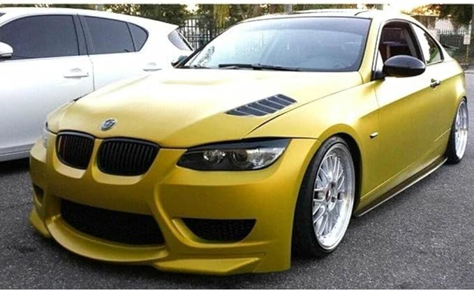 3M Car Wrap Roll 2080 Satin Bitter Yellow | S335 | (5ft x 20ft (100 Sq/ft)) | Automotive Vinyl Wrap for Cars - Car Interior Wrap & Exterior | w/Free Instawraps Pro Glove