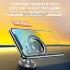 Compatible for MagSafe Car Mount for iPhone,2026 New Upgrade Dashboard 360° Rotation Magnetic Car Mount,Universal Cell Phone Holder for MagSafe iPhone 15/14/13/12 and Above Series (Silver)