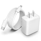 iPhone Fast Charger Cable,Fast Charger iPhone 20W PD USB C Wall Charger Type C Power Adapter Lightning Cable Fast Charging Plug Compatible with iPhone14/13 Pro/12/11/XS/Max/XR/X/8 Plus/SE 2022,iPad