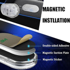 2PCS Wireless Car Interior LED Lights USB Rechargeable Car LED Touch Light with 6 Super Bright LED Lamp Beads Car Interior Ambient Light Universal Vehicle Accessories for Car Decor