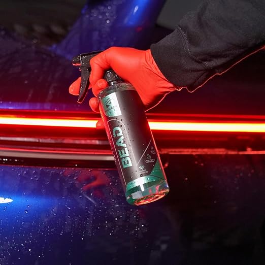 Ripclean Bead - 16OZ, Hydrophobic Ceramic Spray On, No Buff, Coating for Cars and Vehicles - High Gloss Solutions for Car Paint Wheels and Glass - Spray On, Rinse Off Easy DIY Use Formula