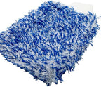 Premium Microfiber Wash Mitt - 70/30 Blend, Foam Padding, Scratch-Free, Lint-Free, 8in x 11in, Blue (1-Pack)