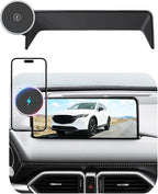 Car Phone Holder for Mazda CX5 (2021-2024 2025,10.25"),MagSafe Car Mount Charger,Magnetic Phone Holder,15W Wireless Charging,Screen Phone Holder,360° & Hands Free,2023 2022 CX-5 Interior Accessories