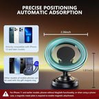 Compatible for MagSafe Car Mount for iPhone,2026 New Upgrade Dashboard 360° Rotation Magnetic Car Mount,Universal Cell Phone Holder for MagSafe iPhone 15/14/13/12 and Above Series (Black)