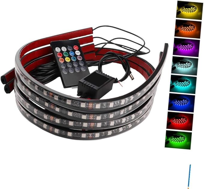 Cabilock Sound Activated Car Light Kit Ambient Lighting for Vehicle Decoration for Parties and Night Driving