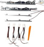 HIGH FLYING Car Interior Accessories for Toyota Camry 2025 2026 Inner Side Door Decorative LED Atmosphere Ambient Light Strip Replacement KIt ABS (White Lighted)
