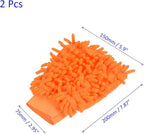 M METERXITY Microfiber Wash Mitt - Chenille Reusable Gloves for Cleaning, Scratch-Free, Apply to Kitchen House Cleaning