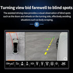 BY-J 360 Degree Bird View Surround System, 1080P Car DVR Recording Panoramic View, All Round Rear View Camera with AI Intelligence, for Car, SUV, Van Vehicles