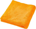 40X40cm Microfiber Towel for Car Washing and Detailing, Thickened Drying and Cleaning Cloth(Orange 1pc)