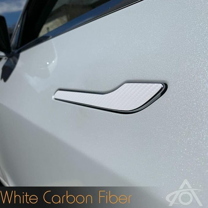 3M Car Wrap Roll 2080 White Carbon Fiber | CFS10 | (Sample 3in x 5in) | Automotive Vinyl Wrap for Cars - Car Interior Wrap & Exterior
