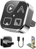 VQU 4 in 1 Wireless CarPlay Adapter for iPhone & Android Auto Adapter, 2026 Upgrade Plug & Play USB C Dongle, Convert Wired to Wireless CarPlay & Android Auto, AirPlay & Miracast Screen Mirroring