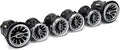 Turbine Air Vent,Front Turbo Outlet 6pcs 64 Color Front LED Turbine Air Vent Ambient Light Kit Replacement Compatible for Benz E Class W213 C238 2017‑2021