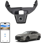 Mangoal 4K Dash Cam Custom fit for Mazda 3 2024 2025 2026(Model B), UHD 2160P Video, Free App & WiFi, 64GB Card