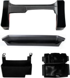 4PCS Center Console Organizer Storage Box for 2024 2025 Jeep Wrangler JL JLU 4XE and Gladiator JT, Gear Shift Console Tray Organizer, Hanging Armrest Storage Box, Co-Pilot Organizer