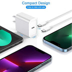 Fast Charging for iPhone 16 15 Charger,2Pack 20W PD Fast iPhone 16 15 Charger with USB C to USB C Charging Cable Cord 3FT for iPhone 16/16 Pro/16 Pro Max/15/15 Plus/15 Pro/15 Pro Max,iPad Pro/Air/Mini