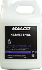 Malco Clean and Shine Interior Car Cleaner and Dressing - Best Interior Car Care to Restore Leather Plastic and Vinyl / 1 Simple Step To Clean, Condition, and Protect/Non-Glare Satin Finish (125901)