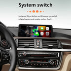 Carplay Android Auto Adapter for BMW NBT System Wireless Carplay Retrofit Decoder with 1 2 3 4 5 6 7 X1 X3 X4 X5 X6 Series Support Airplay Mirror Link, GPS/Navigation, Reverse Camera