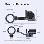Tesla Phone Mount, for MagSafe Car Mount, Magnetic Vehicle Phone Holder for Tesla Model 3/Y/S/X Accessories Screen, Fits for iPhone 16/15/14/13/12 Pro Max