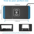 Wireless Charging Pad for Car for Honda HR-V 2016-2026, Non-Slip Type C/USB 20W Fast Phone Charging Pad DIY Trim-to-Fit No Interior Damage,A&USB