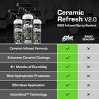 Ethos Ceramic Refresh – Ceramics Coating Spray & Ceramic Sealant for Instant Gloss – Paint Restorer with 6+ Months Car Sealant Protection – SiO2 Spray for Car Detailing