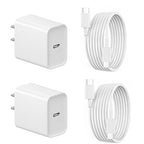 Fast Charging for iPhone 16 15 Charger,2Pack 20W PD Fast iPhone 16 15 Charger with USB C to USB C Charging Cable Cord 3FT for iPhone 16/16 Pro/16 Pro Max/15/15 Plus/15 Pro/15 Pro Max,iPad Pro/Air/Mini