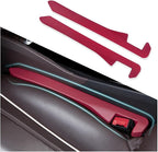 IHOTDER 2PCS Car Seat Gap Filler - Car Seat Gap Filler Organizer for Holding Phone,Key,Purse - Universal Car Gap Filler Fits CCar Truck SUV Car Interior Accessories (Burgundy/2PCS)…