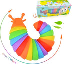Cevioce Fidget Slug Toy, Sensory Slug Fidget Toys for Kids & Adults, 3Pcs Autism Sensory Toys for Autistic Children Toddlers，Asmr Toys-3 4 5 6 7 8+ Year Old Girl Boy Birthday Gifts