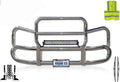 KOZAK Grille Deer Moose Brush Bumper Guard Herd 300 Compatible with Peterbilt 579 2012-2021 Truck Plus Brackets, 22" LED Bar 120W, Logo, 2X Wipers, KOZAK Reflective Vest