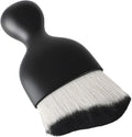 Car Detailing Brush, Soft Bristle Cleaning Brush, Scratch-Free Auto Duster Tool for Dashboard, Air Vents, Leather & Interior Cleaning (Black+White)