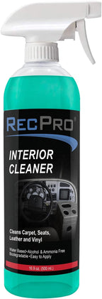 RecPro RV Interior Cleaner | RV Furniture, Carpet Cleaner, Seat Cleaner, Fabric Cleaner | Cleans Carpets, Seats, Leather, Upholstery and Vinyl (Interior Cleaner w/ 4pk Microfiber Towels)
