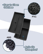 2023-2025 2026 Lexus RX350 Center Console Organizer for Lexus RX350 Accessories Silicone Material Double Armrest Console Glove Tray Compatible with 2023 2024 2025 2026 Lexus RX350/RX350h/RX500h(2PCS)
