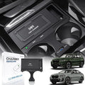 Wireless Car Charger for BMW X3/X4 2022 2021 2020 2019 2018, OEM Custom Fit with QC3.0 USB Wireless Fast Phone Charging Pad for BMW X3/X4/X3M/X4M G01 G02 Center Console Interior Accessories