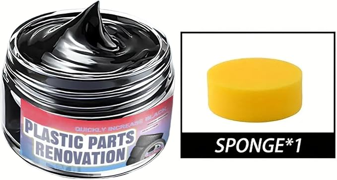 Car Trim Restorer, with Long-Lasting Formula, 30ml, Car Exterior Shine Restorer, Interior and Exterior Restoration Paste, Uv Resistant Coating, for Detailing Vehicles
